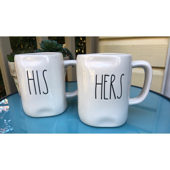 Rae Dunn Other - RAE DUNN Pottery Set  of His & Her Mugs New